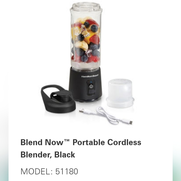 Hamilton Beach Cordless Personal Blender, 16oz, Model #51180 Like New - Picture 6 of 14